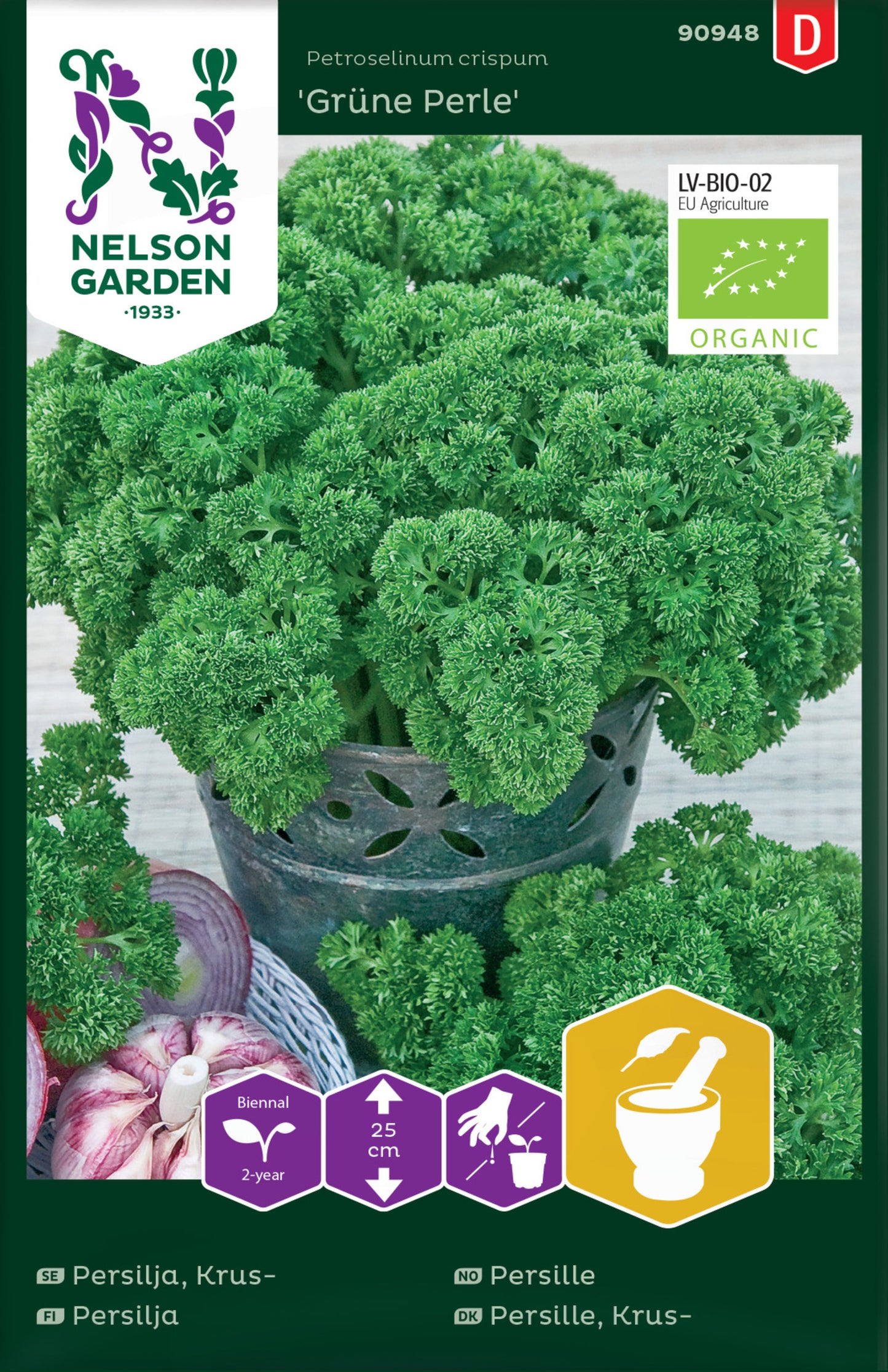 Persilja, Mosskrus. Grüne Perle, Organic