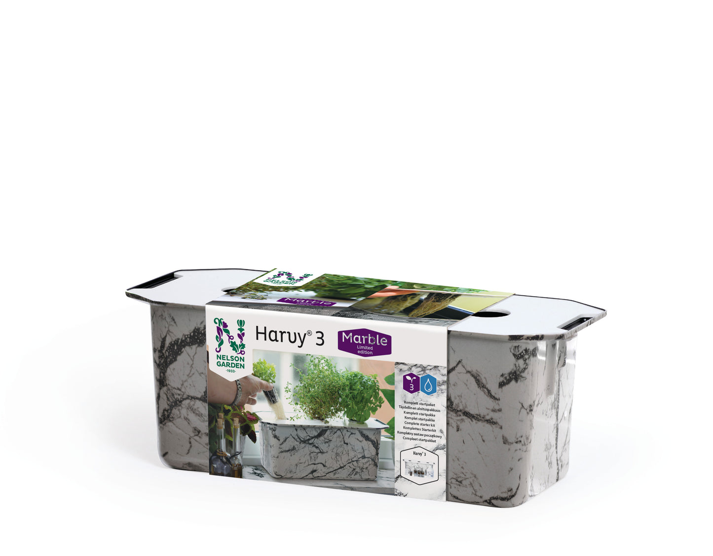 Hydroponisk odling Harvy3 (marmor)