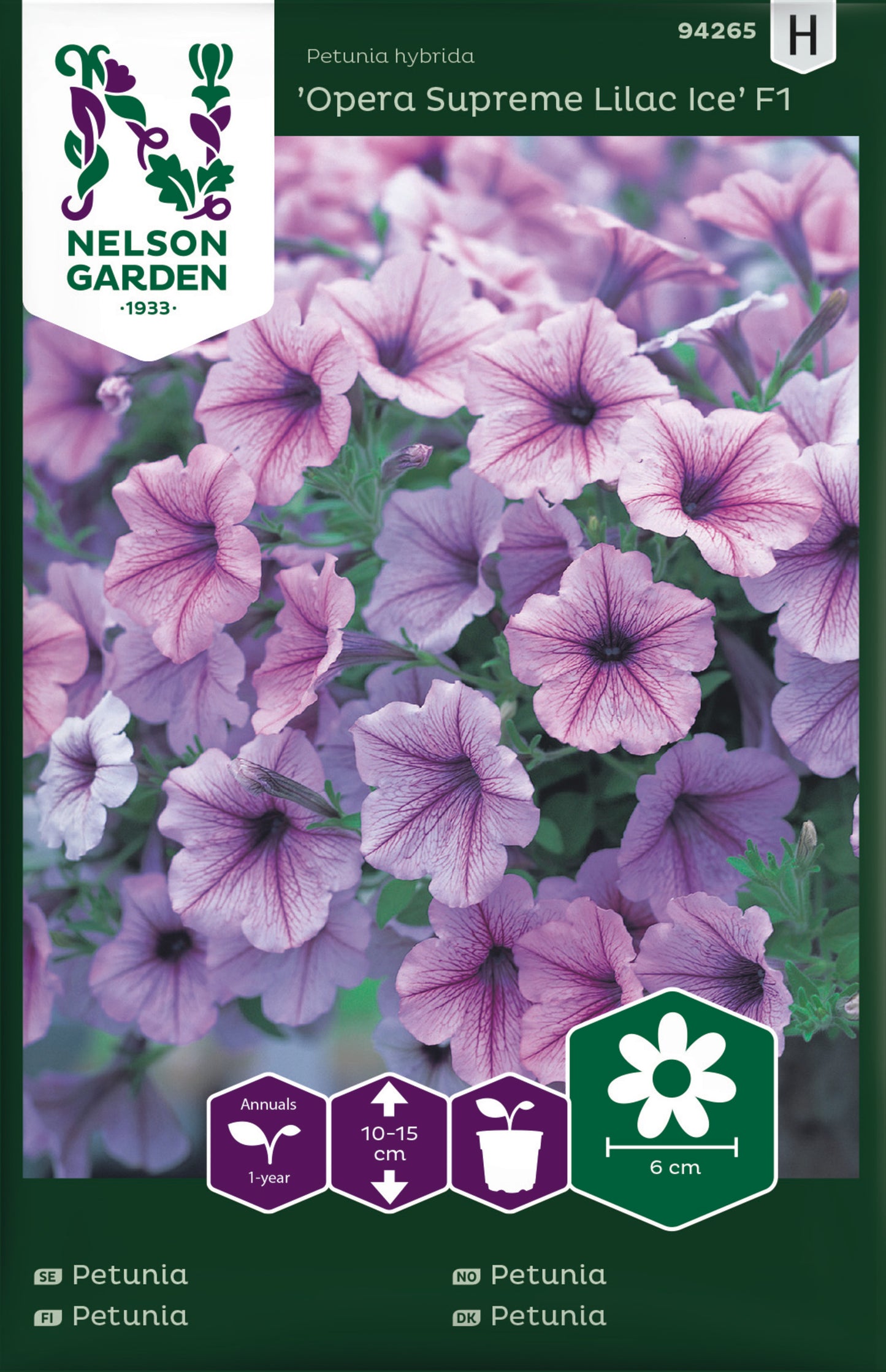 Petunia, Opera Supreme Lilac Ice F1