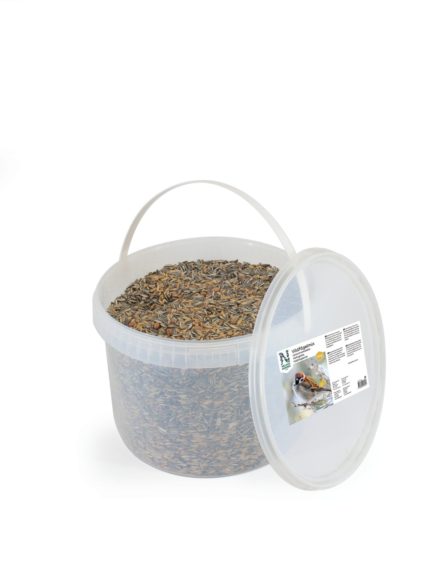 Vildfågelmix 4kg hink 1/2P