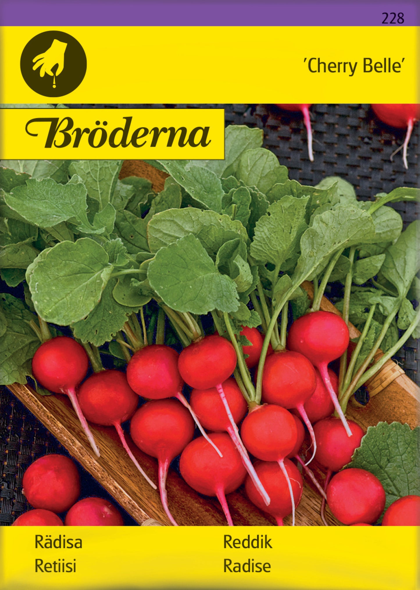Rädisa, Cherry Belle, rund