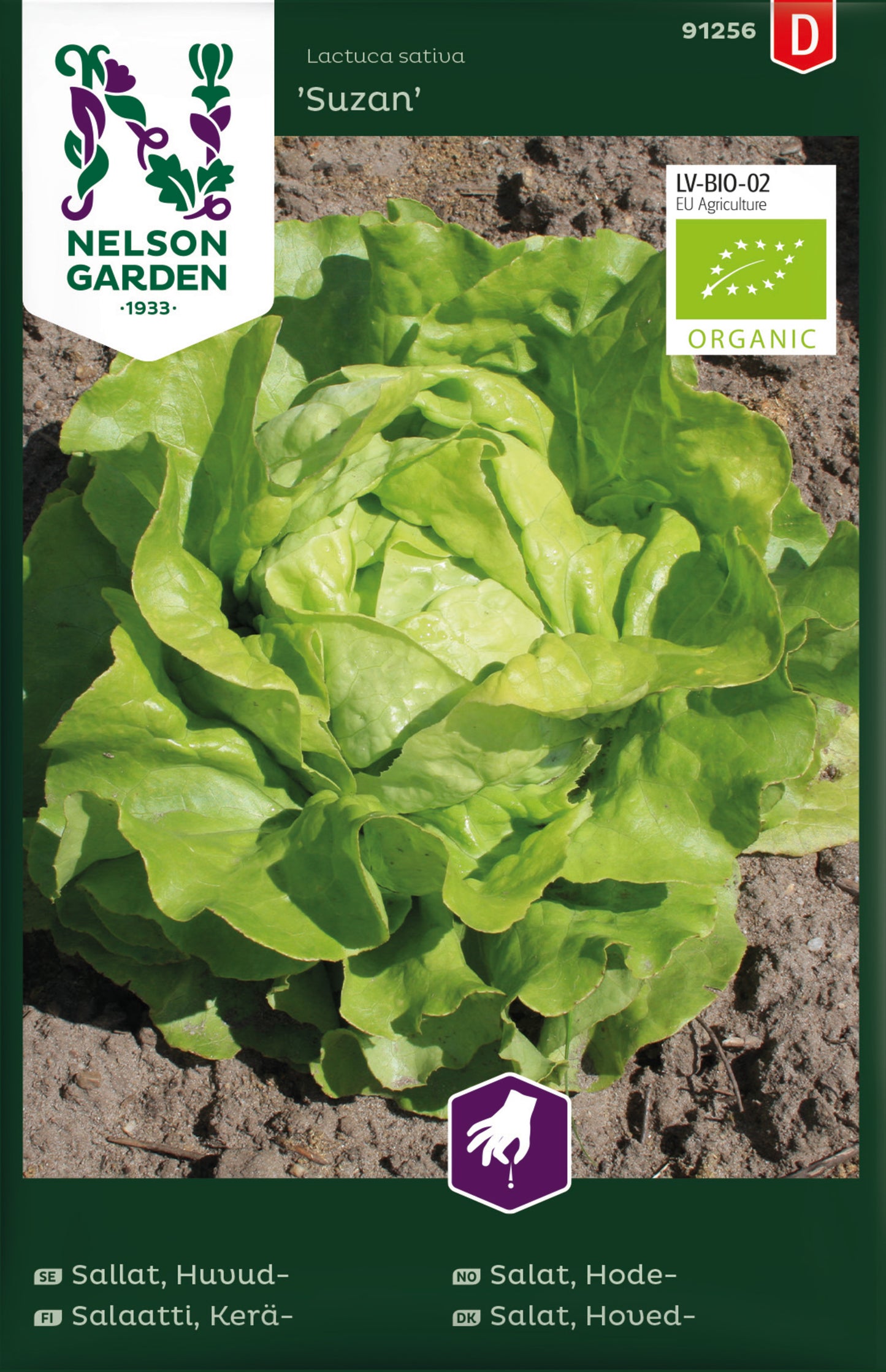 Sallat, Huvud-, Suzan, Organic