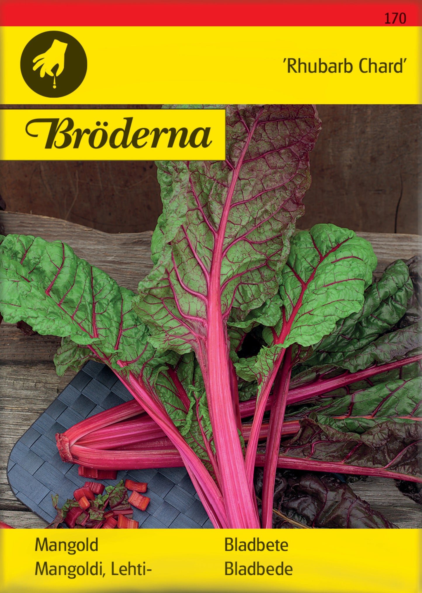 Mangold, Rubarb Chard, röd