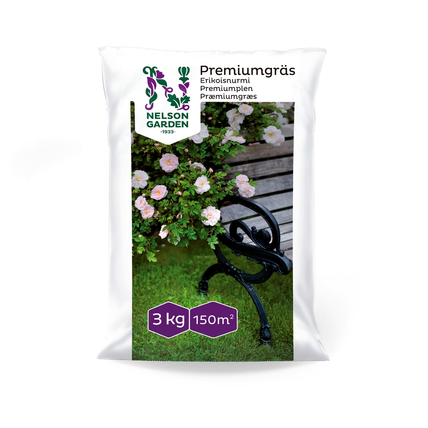 Premiumgräs 3kg Påse