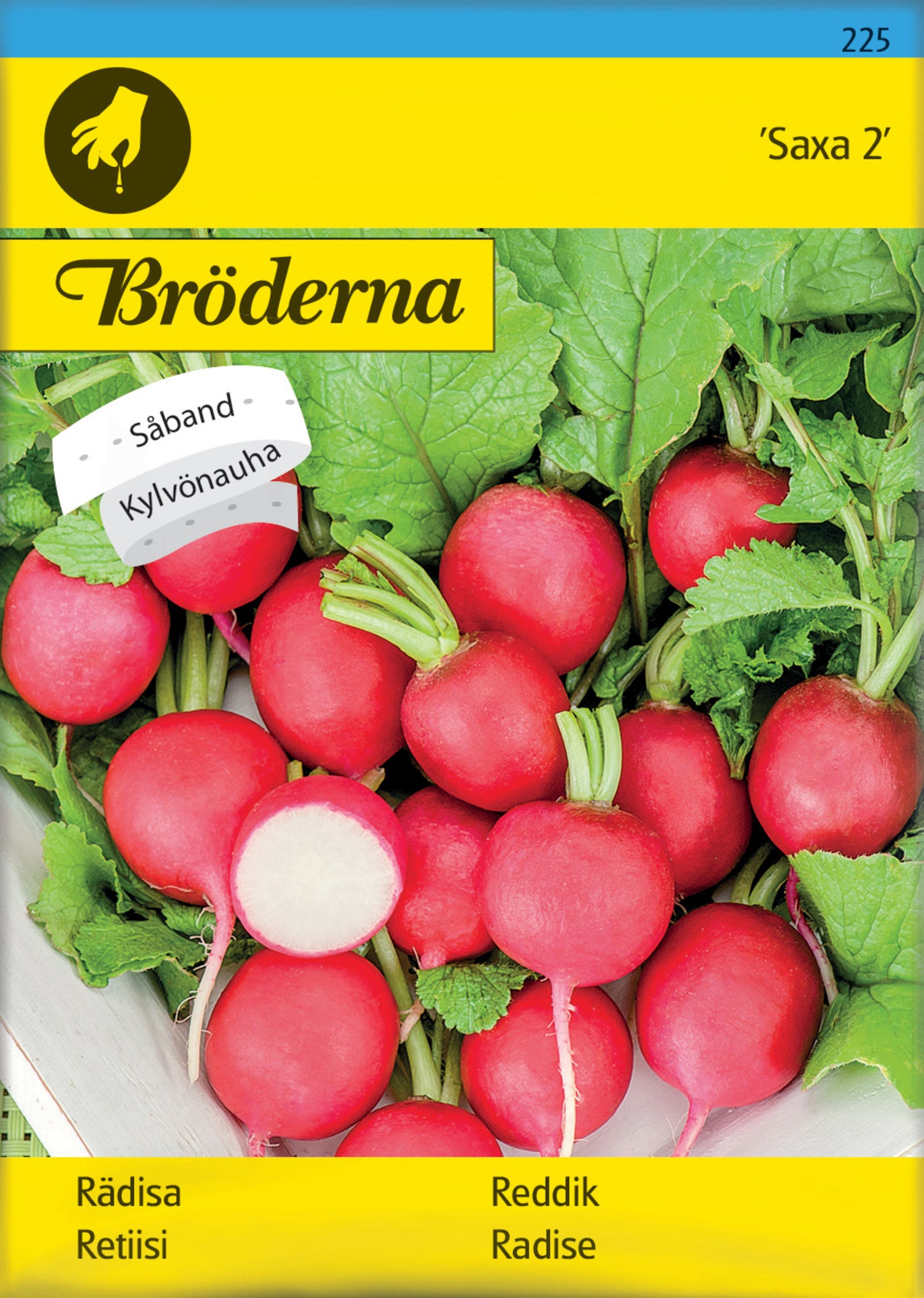 Rädisa, Saxa 2, rund, Såband