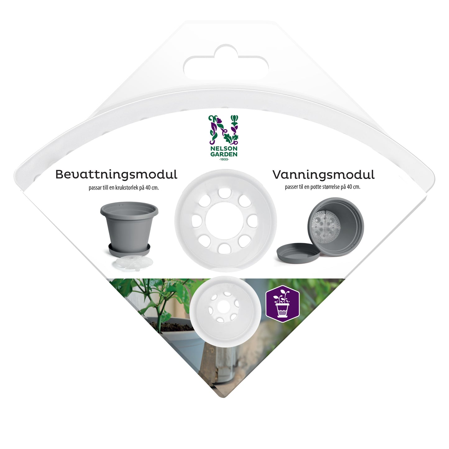 Bevattningsmodul t. 40 cm kruka(5706)