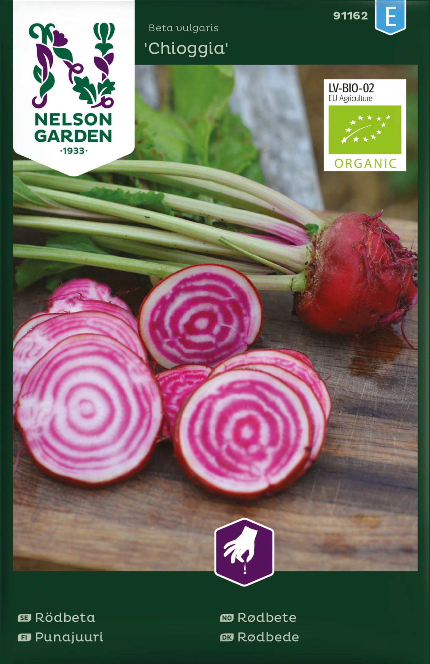 Rödbeta, Chioggia, Organic