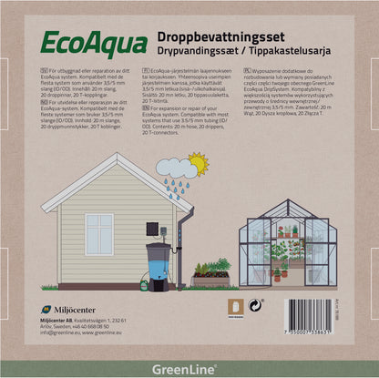 EcoAqua droppbevattningsset 20