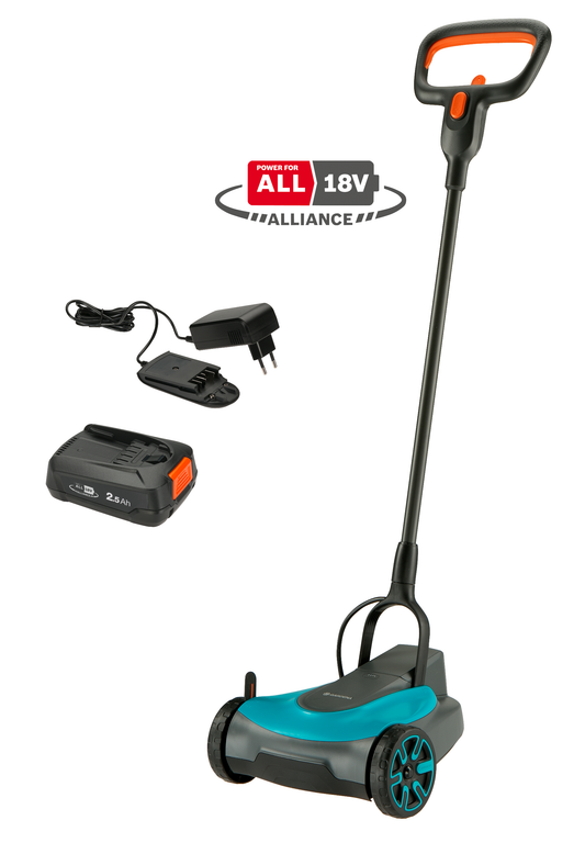 Batteridriven Gräsklippare HandyMower 22/18V P4A inkl. batteri och laddare