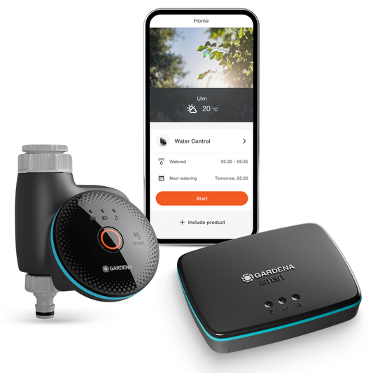 smart bevattningsdator set med gateway
