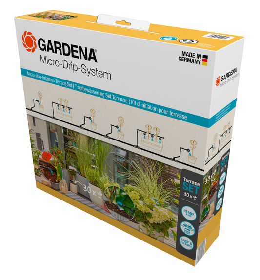 Micro-Drip Startset Terrass (30 plantor)