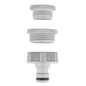 Krankoppling 1" med adapter för 3/4" och 1/2"