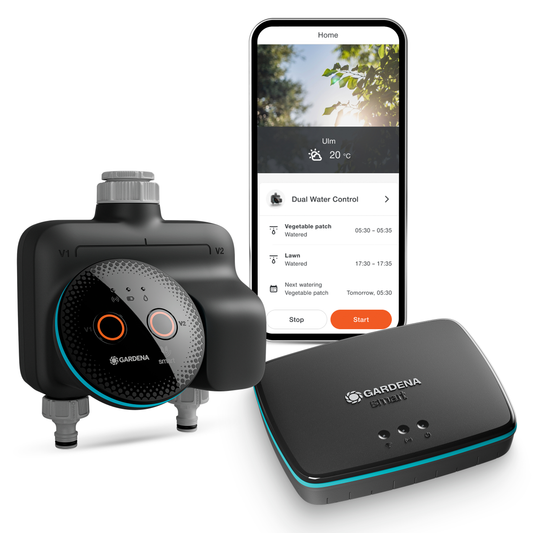 smart Dual bevattningsdator set med gateway