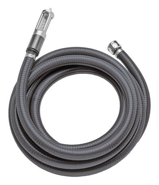 Sugslang med backventil 25 mm (1"), 7 m