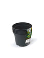 Rund Plastkruka svart Ø17cm 5-Pack