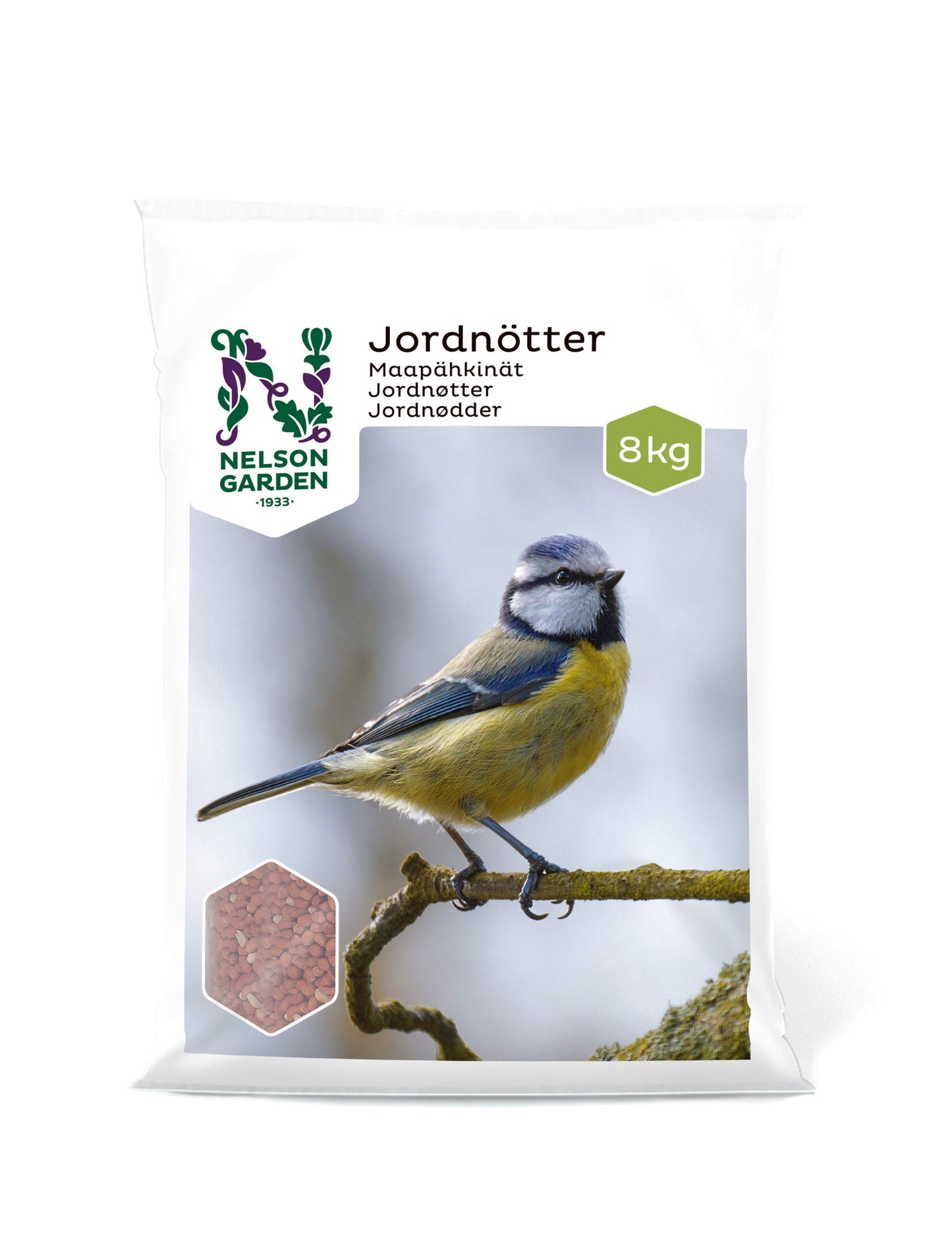 Jordnötter 8kg 1/2P