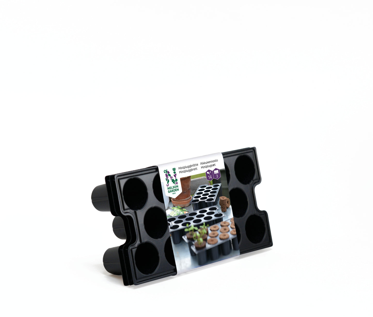 Minipluggbrätte 14 cells 3-Pack