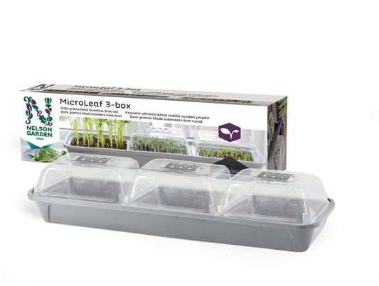 Minidrivhus Micro Leaf 3-box