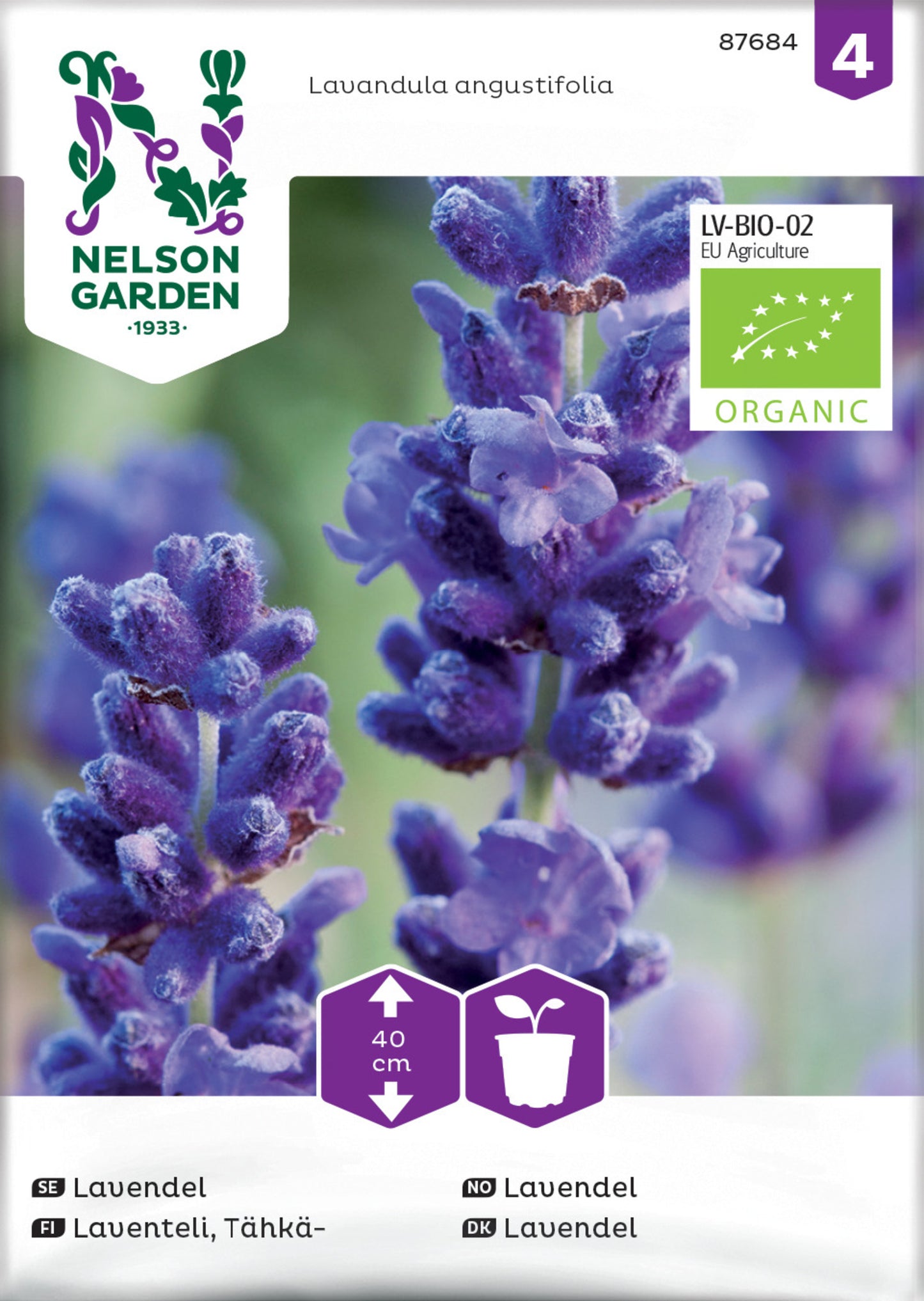 Lavendel, Organic