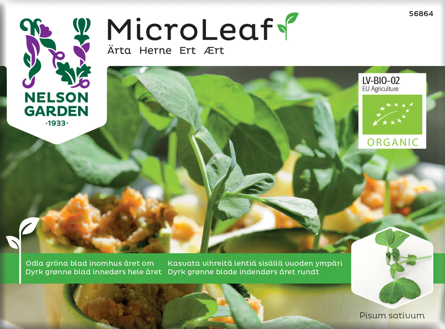 Micro Leaf ärta Organic