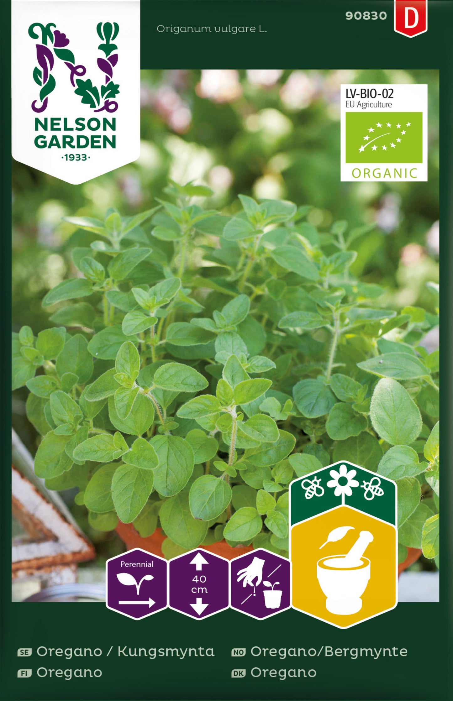 Oregano, Kungsmynta, Organic