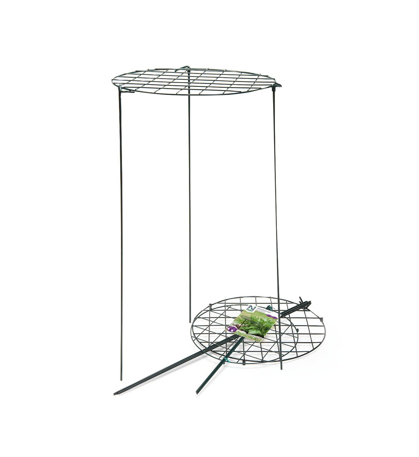 Perennstöd metall svart Ø57cm 105cm