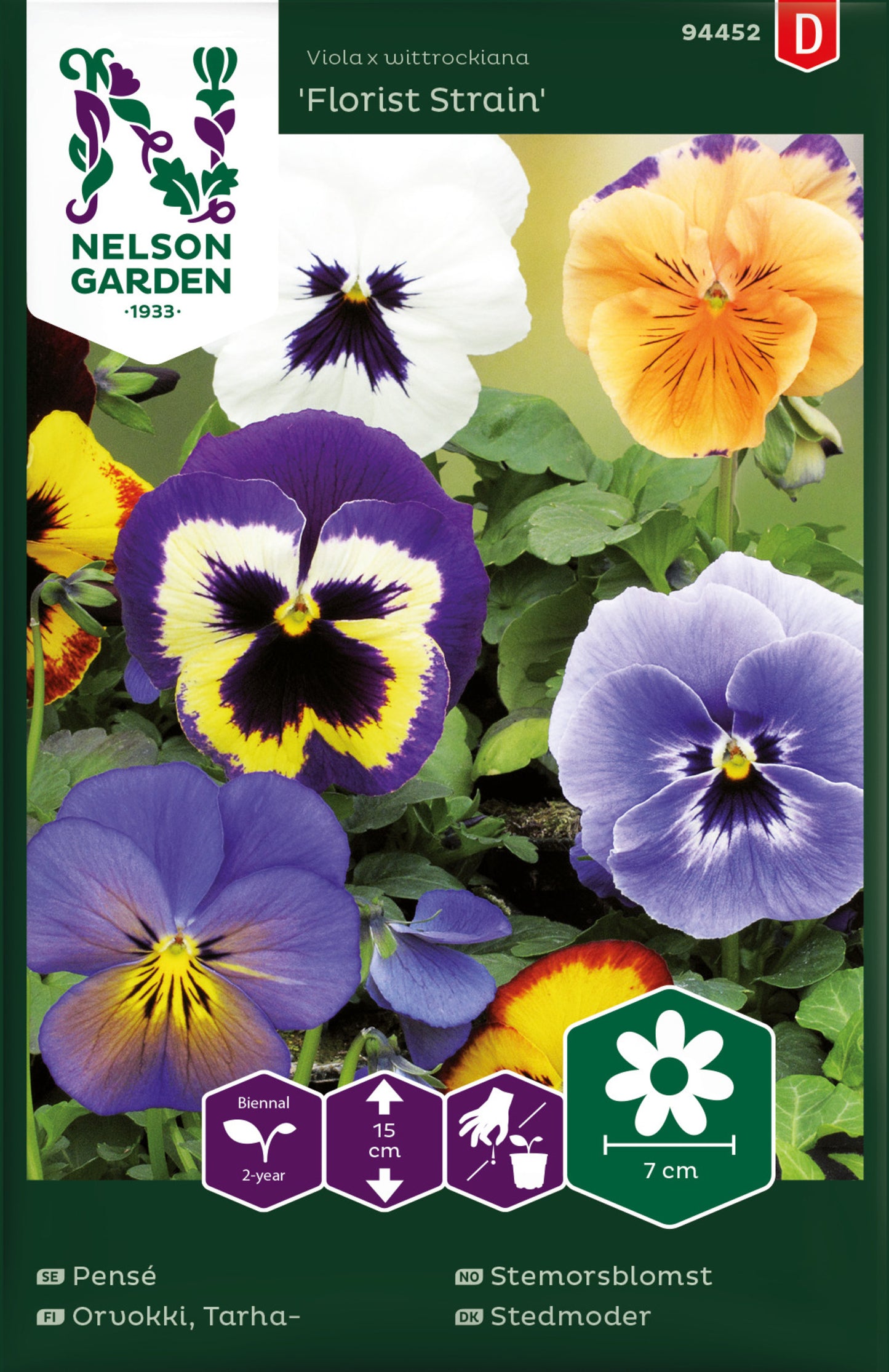 Pensé, Florist Strain, storbl. bl färger