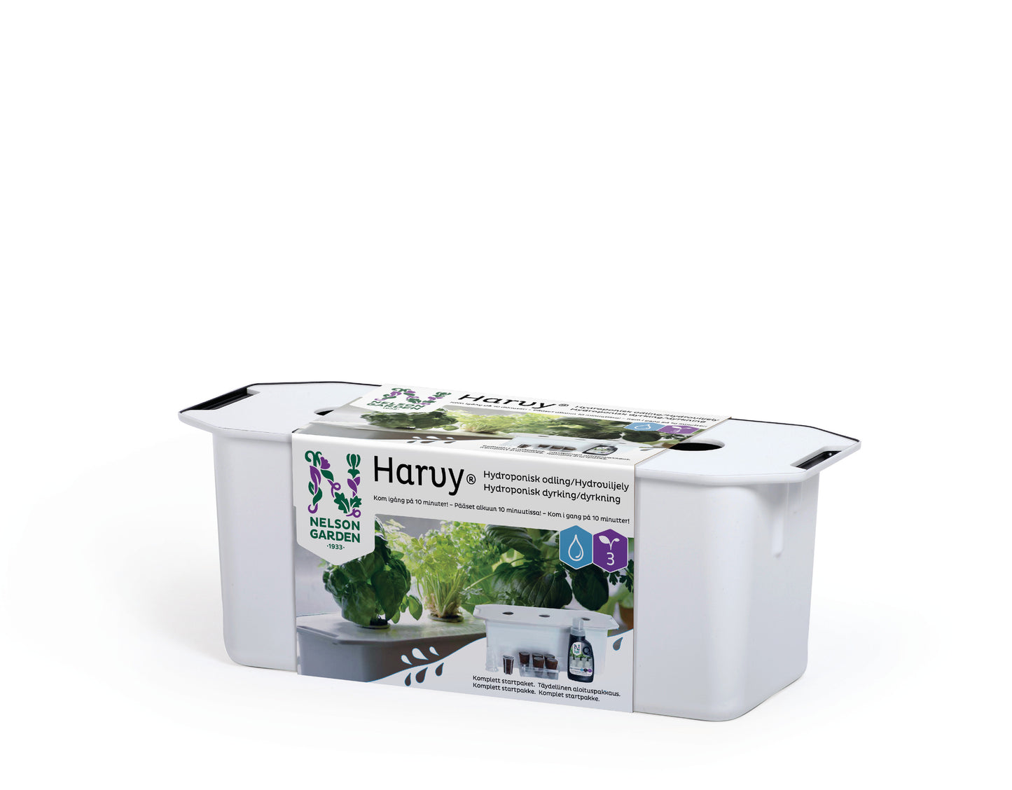 Startpaket hydroponik Harvy3 vit 39cm
