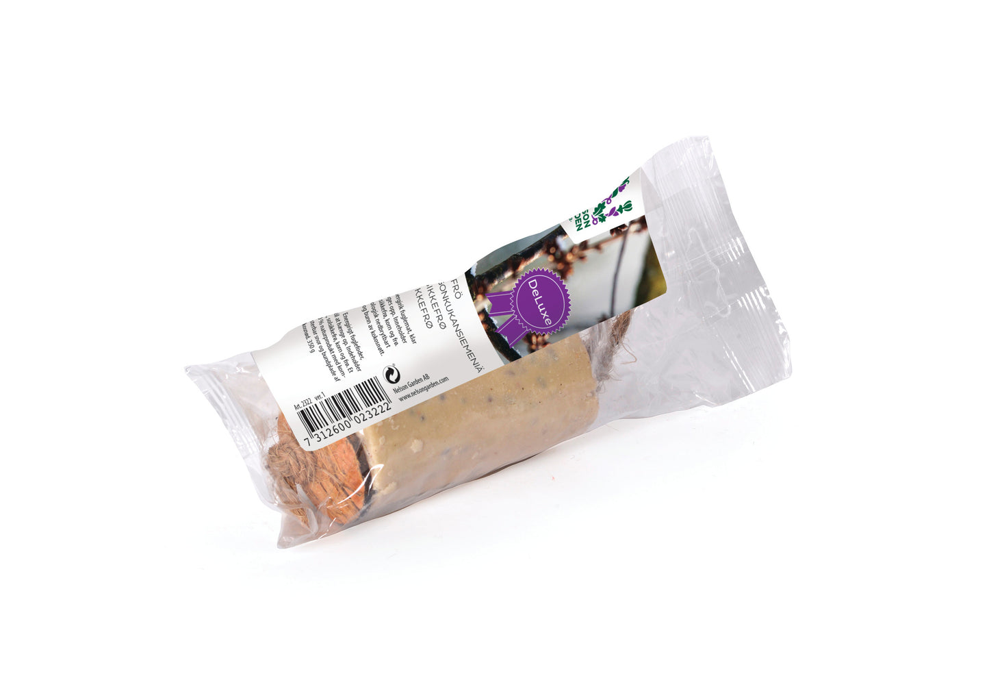 Fågelmat DeLuxe talgkorv jordn&mask 350g