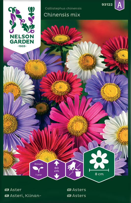 Aster, Enkel, bl färger