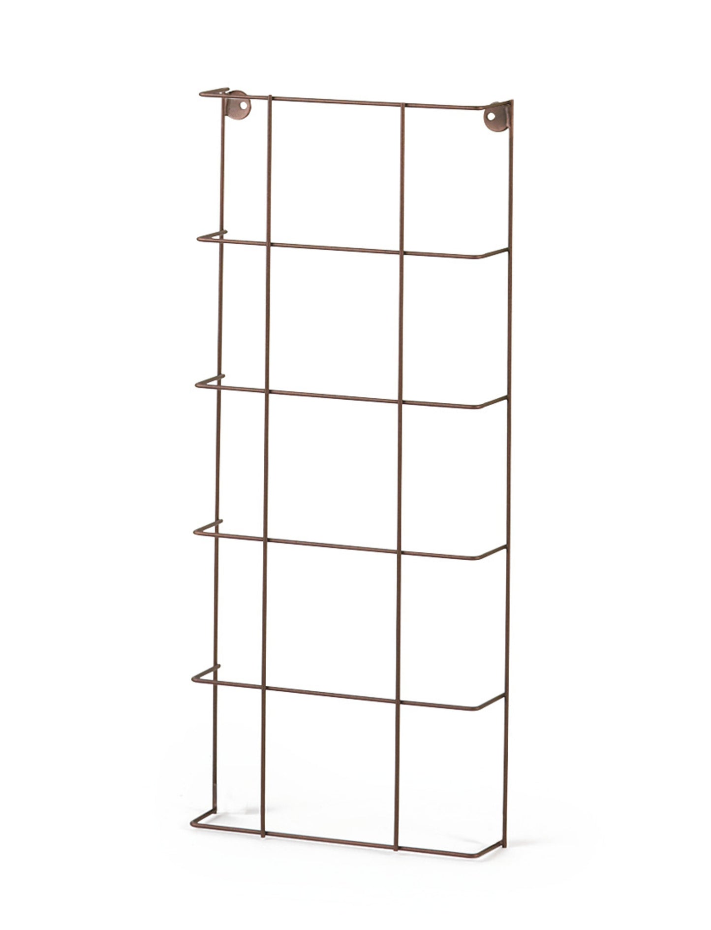 Metallspaljé vägghängd brun 34x78cm