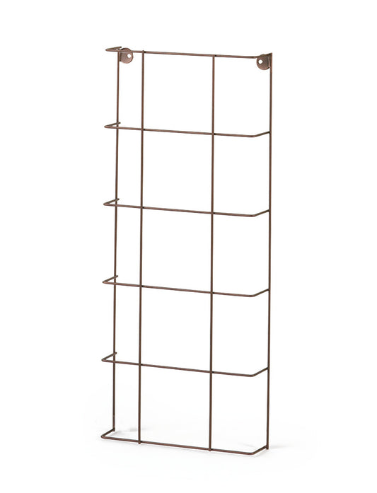 Metallspaljé vägghängd brun 34x78cm
