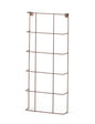 Metallspaljé vägghängd brun 34x78cm