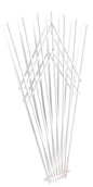 Träspaljé solfjäder vit 200cm