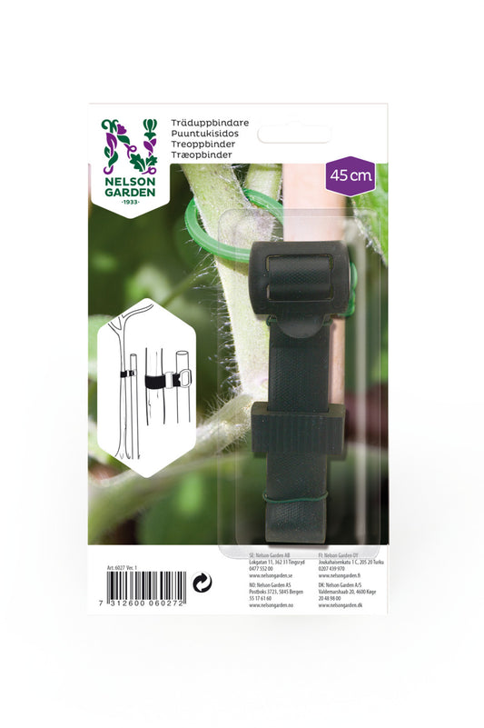Träduppbindare plastspänne svart 45cm