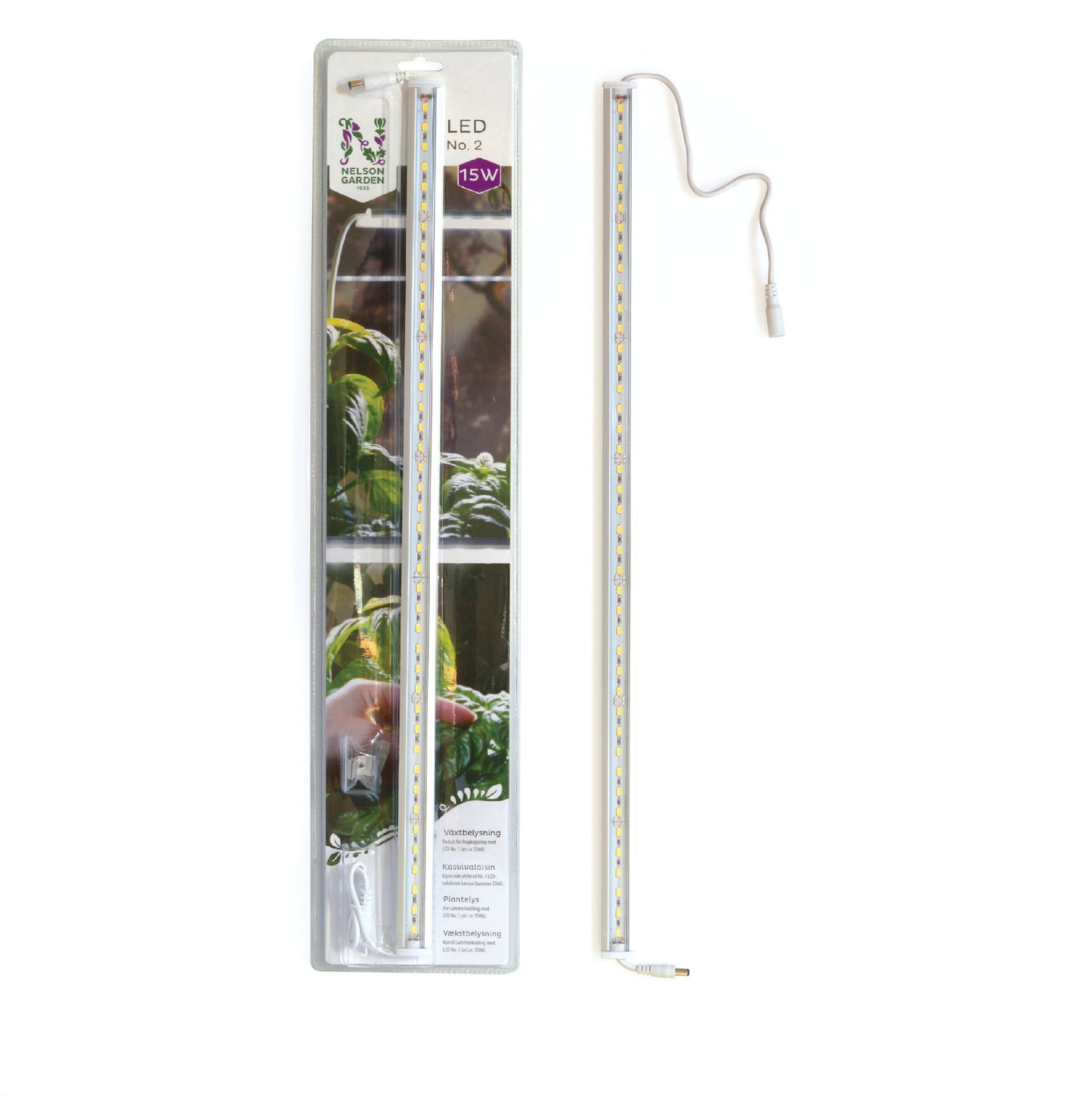 LED-ramp för växtbelysning No.2 – 15 W, 60 cm