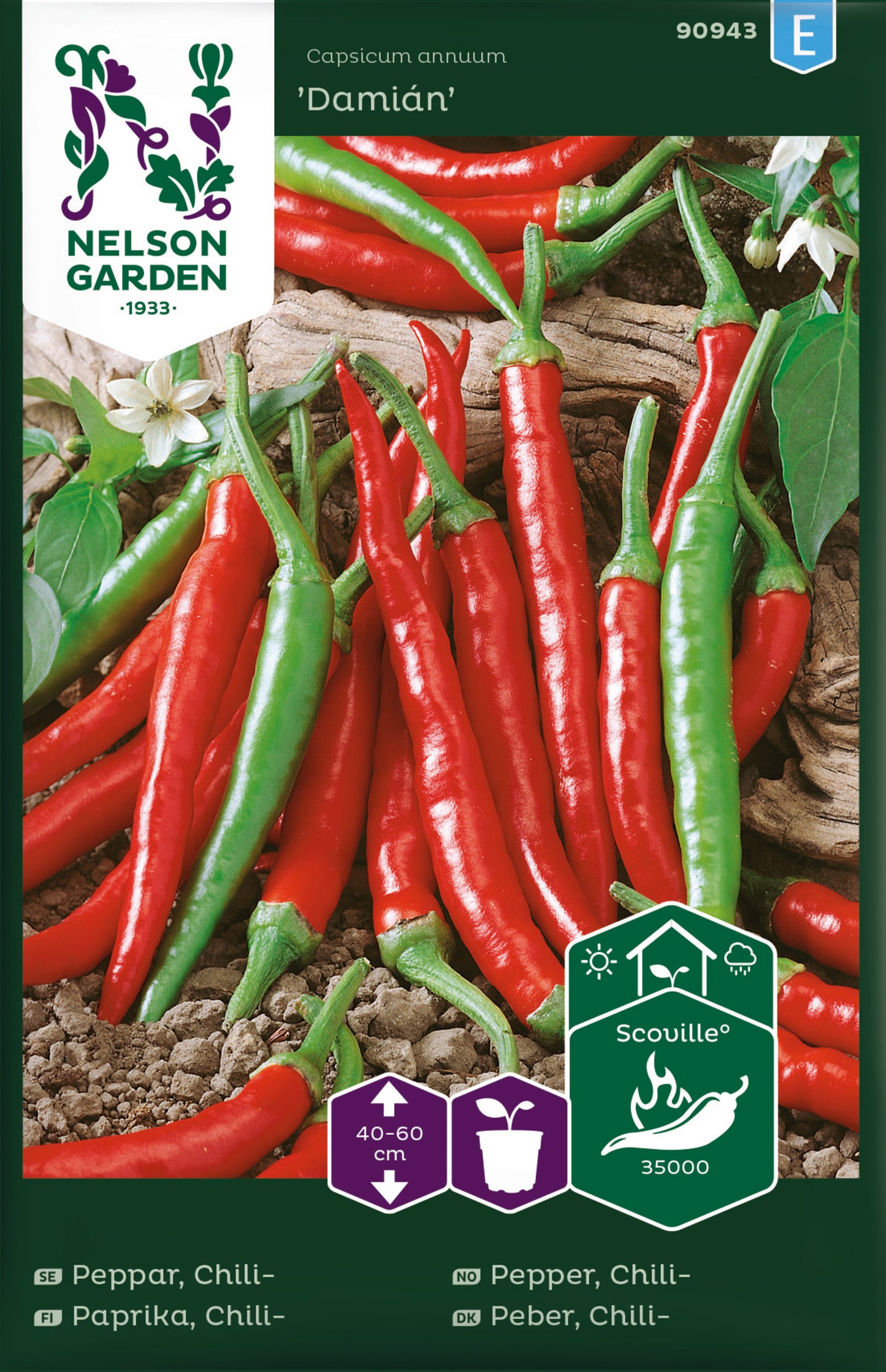 Chilipeppar, Damián, röd