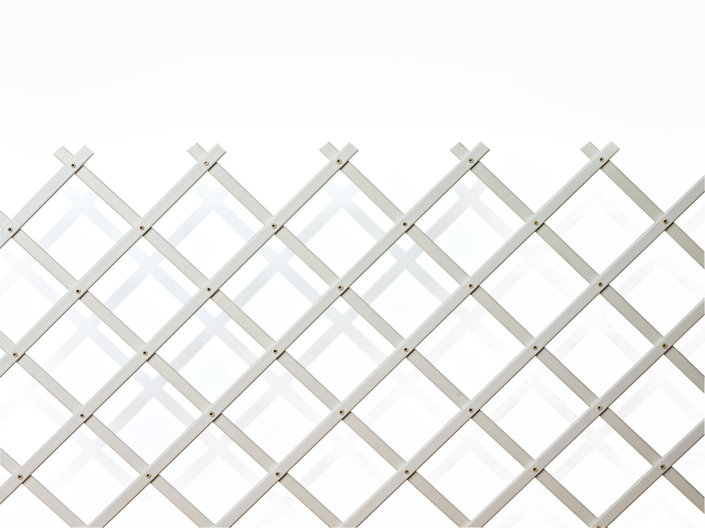 Plastspaljé vit 45x180cm