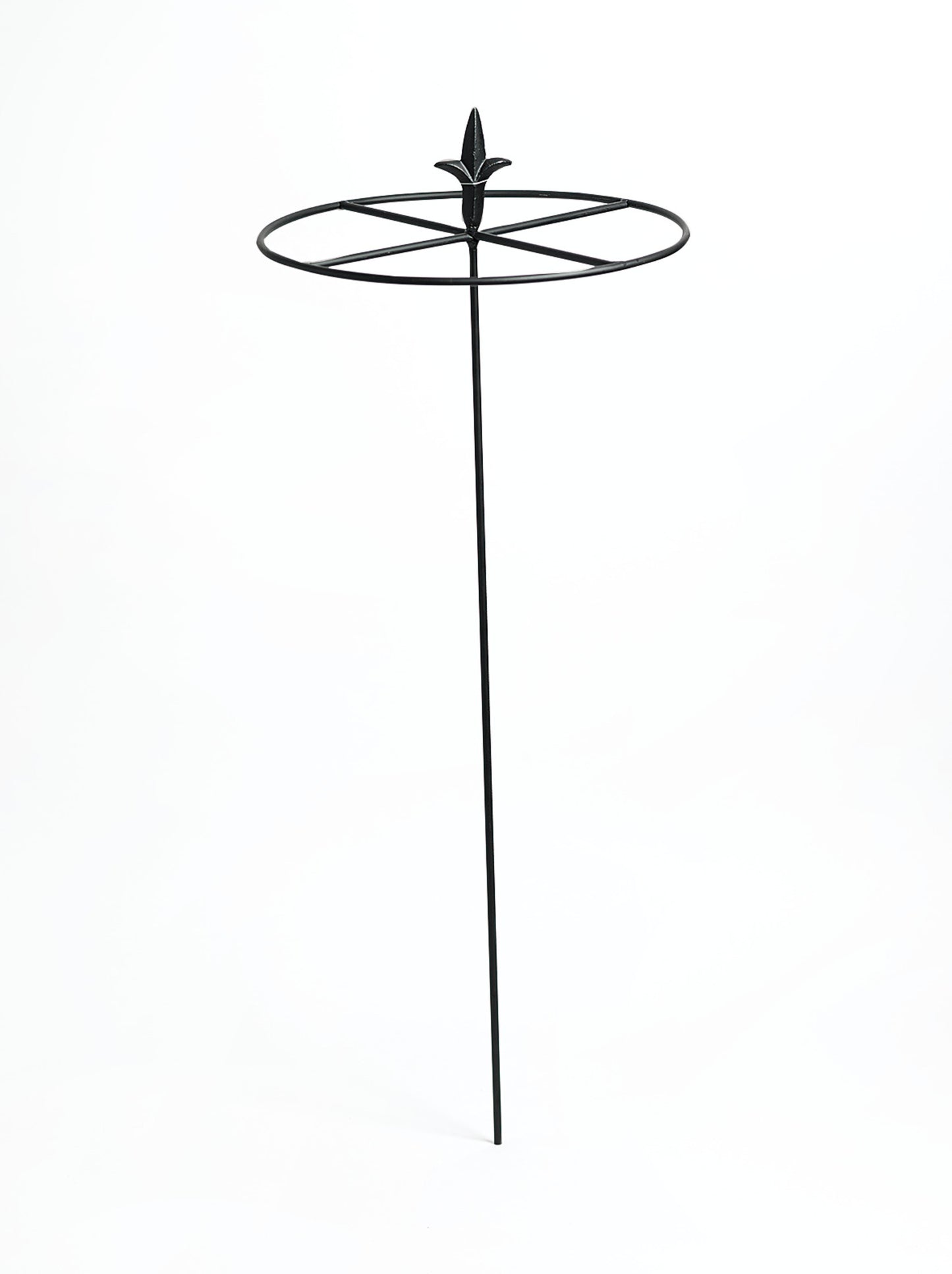 Perennstöd metall svart Ø28cm 75cm