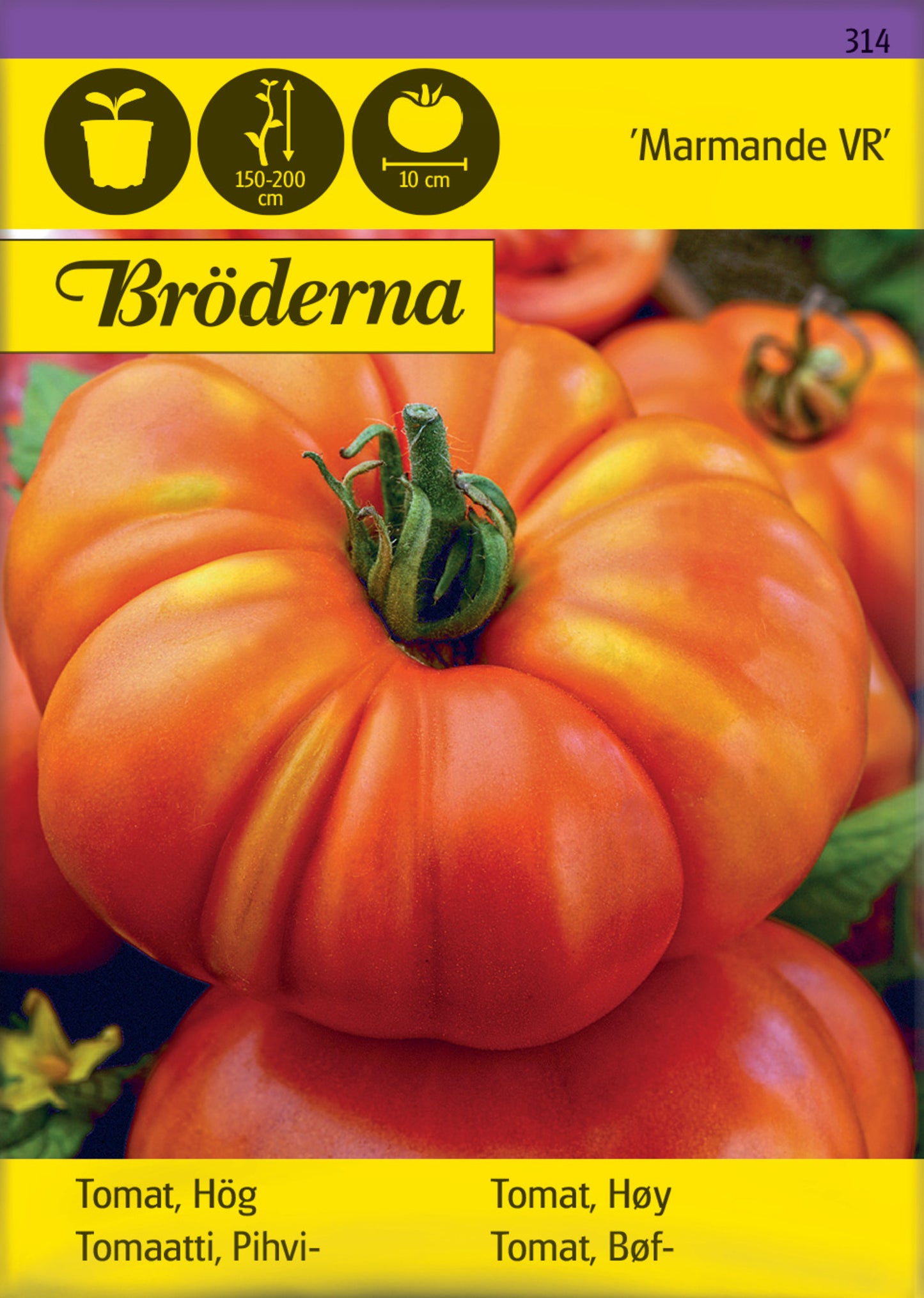Tomat, Hög, Marmande VR