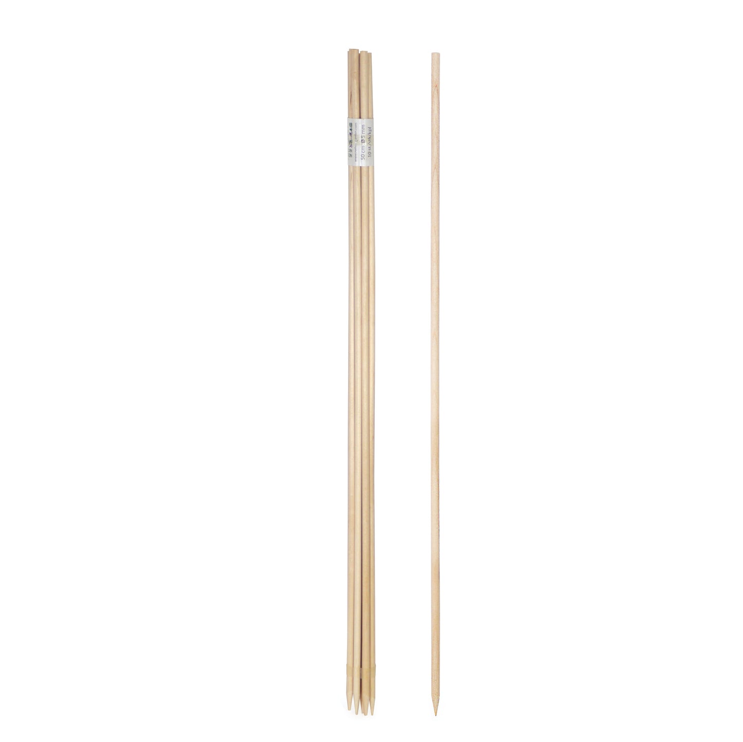 Blompinne trä natur 50cm 10st