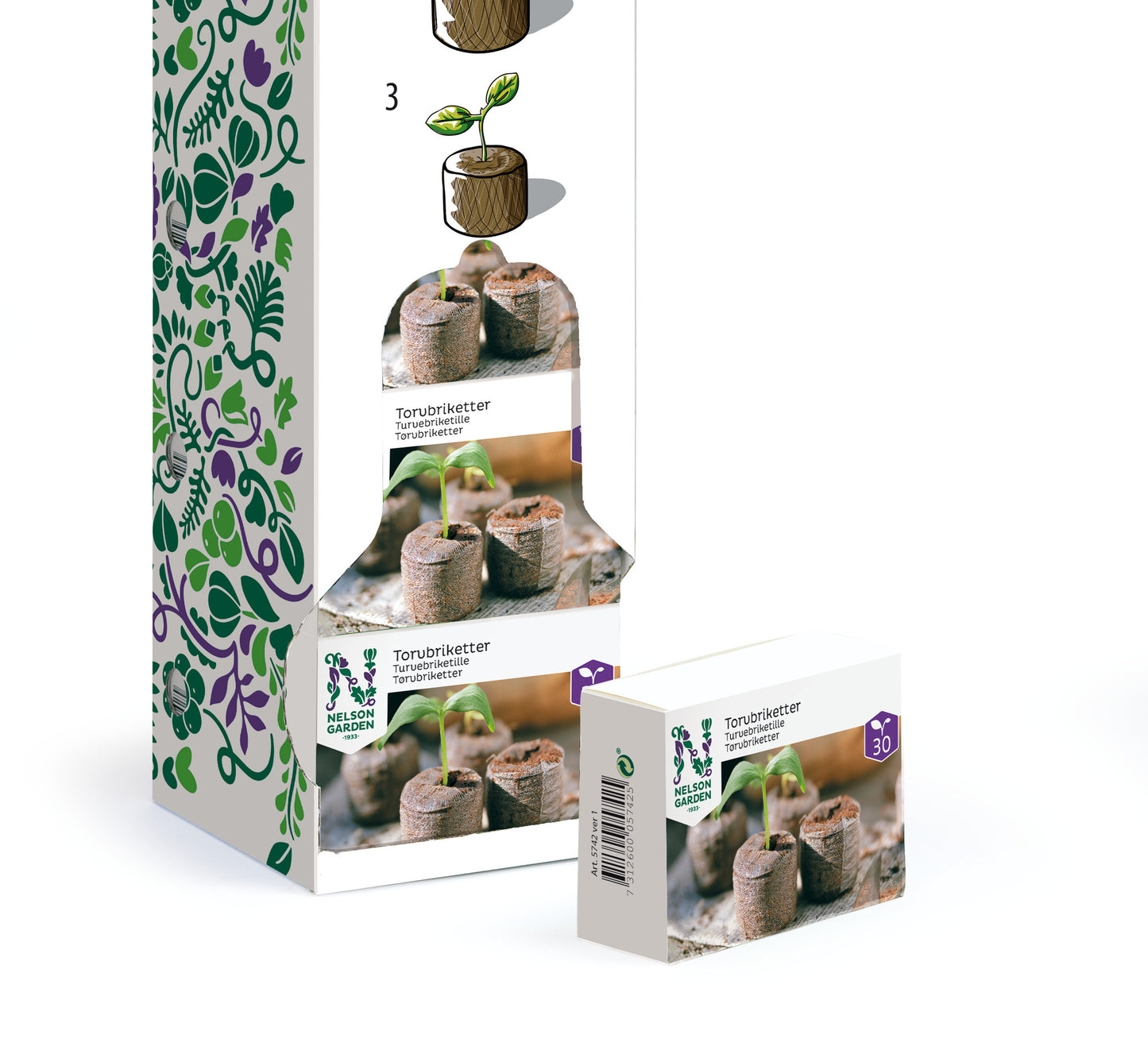 Torvbriketter 30-Pack