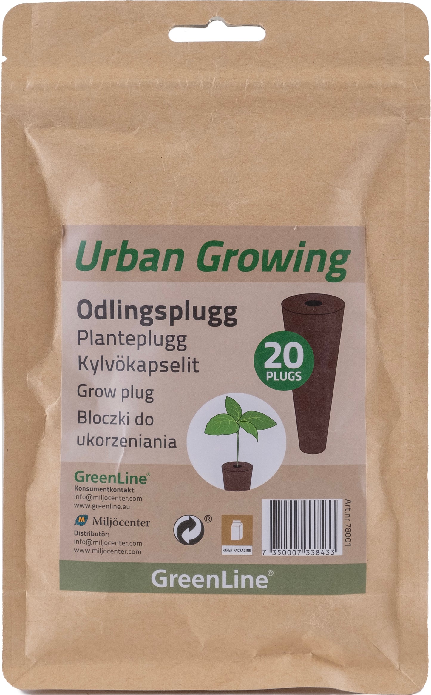 Odlingsplugg 20-pack Urban Growing