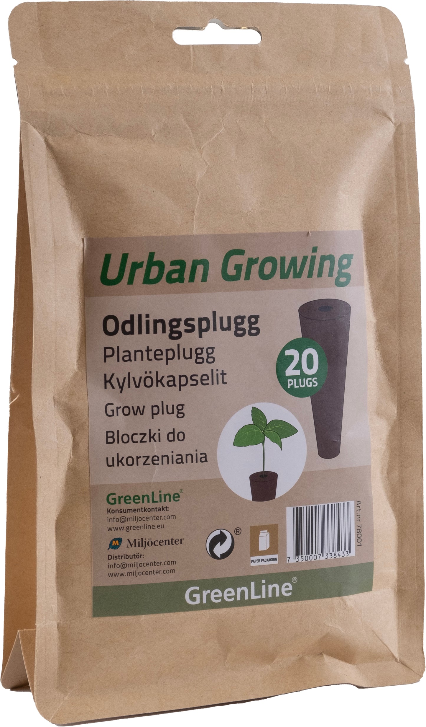 Odlingsplugg 20-pack Urban Growing
