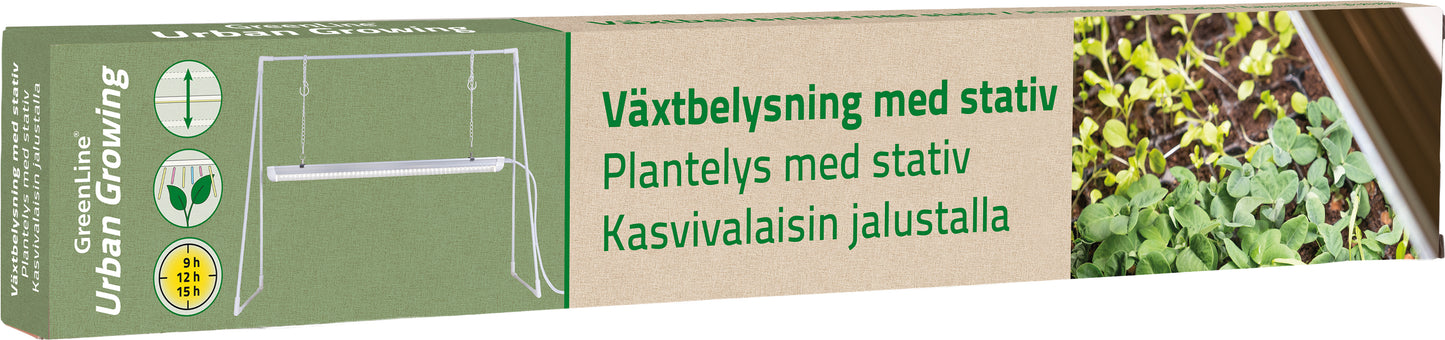 Växtbelysning med stativ 60 cm
