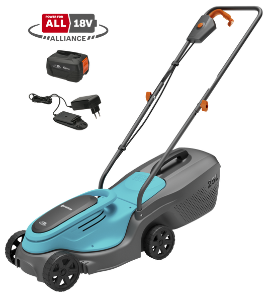 Batteridriven Gräsklippare PowerMax 30/18V P4A inkl. batteri och laddare