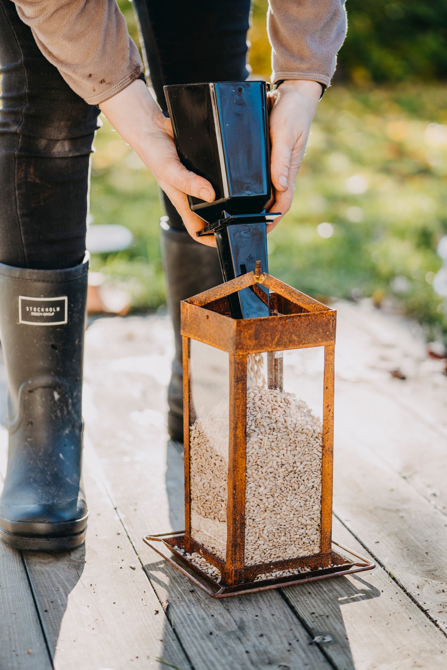 Fågelmatare frö Rusty 33cm