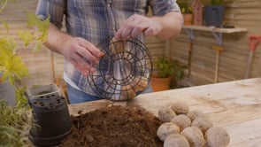 Cirkelformad Fågelmatare för 90g talgbollar