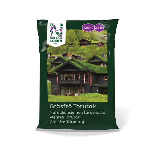 Gräsfrö Torvtak 2,5 kg påse